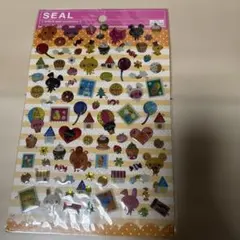 カラフルキャラクターシールセット