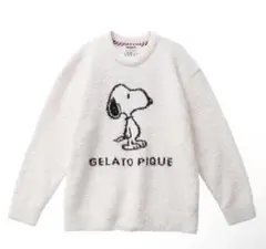 新品　GELATO PIQUE ジェラートピケ　スヌーピー　プルオーバー　白
