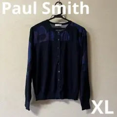 Paul Smith フラワープリント カーディガン XL 大きめサイズ