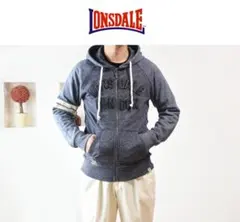 LONSDALE（ロンズデール）ロゴジップパーカーS　スウェット スエットのサムネイル