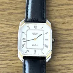【稼働】セイコー ドルチェ ローマン数字 クォーツ dolce コンビカラー