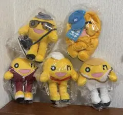 水曜どうでしょう onちゃん ぬいぐるみ&ポーチ 5体セットのサムネイル