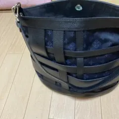 russet ショルダーバッグ レザーメッシュのサムネイル