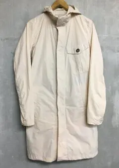 ヘルノ 春夏 美品 GLOBE スプリング コート ナイロン フーデッド コート