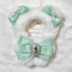 ぬい服　着ぐるみ　にじぱぺっと10cm 11cm 白くま　黄緑