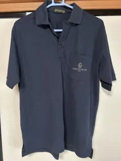 GIANNI VALENTINO ポロシャツ ブラック Mサイズ　ゴルフシャツ
