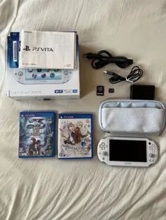 PS Vita 本体 Light Blue/White 32GBメモリーカード付
