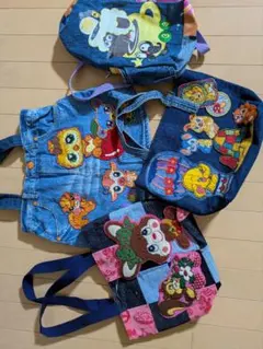 デニムリメイクバッグ