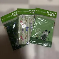 伊右衛門✖️PEANUTS スヌーピーおでかけ巾着 全3種