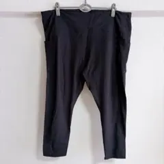 ゼラ レギンス パンツ ゆったり 3XL 黒 ナイロン スポーツ