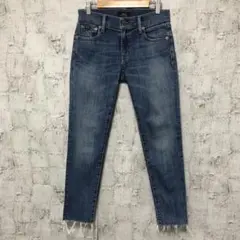【Polo Ralph Lauren】裾切りっぱなし スキニーデニム 25インチ