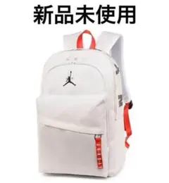E07224 新品 JORDAN JAM MONOGRAM リュックサック 白 - メルカリ