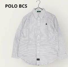 POLO BCS チェックボタンダウンシャツ　長袖　男女兼用　羽織り　150のサムネイル