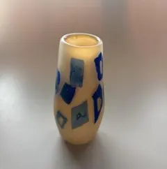 作家物　モダンアート　フロスト　花器　職人　ガラスアート　北欧　花瓶
