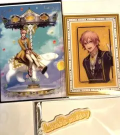 うたプリ　ワンダーランド　ナギ　ビジュカ　箔押しクリアカード　ソングタイトル