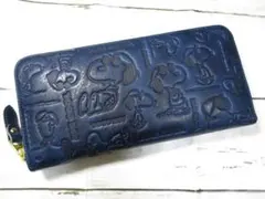 新品 財布 スヌーピー 長財布 本革 JOE COOL monogram NV！