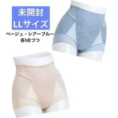 芦屋美整体 骨盤スリムショーツエアリー LLベージュシアーブルーセット