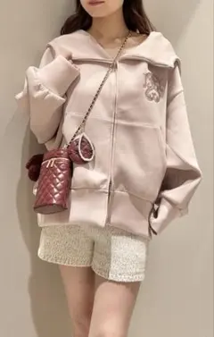 snidel ボリュームパーカー　ピンク