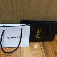 CHANEL/YVES SAINT LAURENT ショッパー紙袋