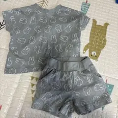 ミッフィー セットアップ　Tシャツとショートパンツセット 90cm