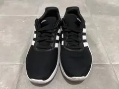 26.5cm..adidas ブラック/ホワイト スニーカー