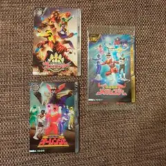 スーパー戦隊 イタジャガ メガレンジャー(裏：ダイナマン)＆おまけ２枚