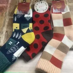 あったか裏起毛ソックス 3足セット