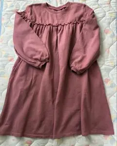裏起毛ワンピース