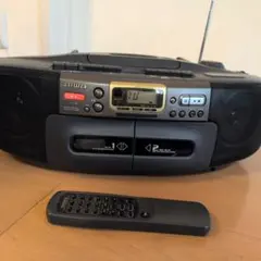 CASIO CD-G400D ダブルCDラジカセ - メルカリ