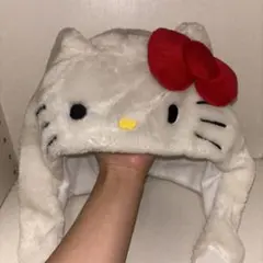 ハローキティ 耳付き帽子