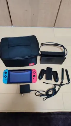 【美品】 2023年モデル バッテリー強化型 本体 グレー Nintendo Switch バッテリー強化版 グレー Nintendo Switch 2023年製