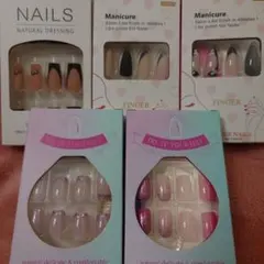 ネイルチップ5セットL