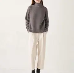 UNIQLO　コントワーデコトニエ プレミアムラムハイネック Lサイズ　ウール