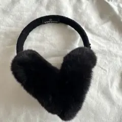 レアCHANEL ブラックファー イヤーマフ