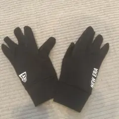 NEW ERA ブラック手袋 Mサイズ