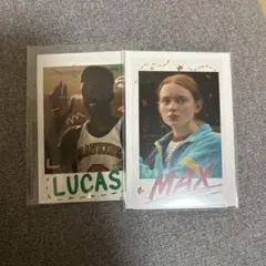 ストレンジャーシングス ミニブロマイド マックス MAX ルーカス　LUCAS