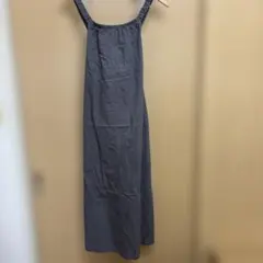グレー キャミワンピース バックドロスト