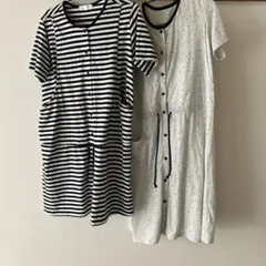 半袖　マタニティパジャマ　ワンピース　2着セット