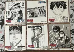 ジャンプフェア 2021 アニメイト 特典 ミニ色紙６枚