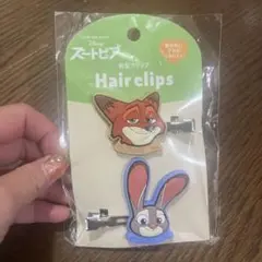 ディズニー ヘアクリップ ニック・ワイルド & ジュディ・ホップス
