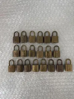 正規品 ルイヴィトン パドロック 南京錠 まとめ 20個セット 鍵なし
