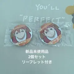 ハイキュー メモリアル缶バッジ ガチャガチャ缶バッジ 日向翔陽 2個セット