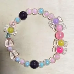 カラフルビーズブレスレット