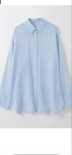 SeaRoomlynn Cotton Washヘムレースシャツ パウダーブルー | Mercari