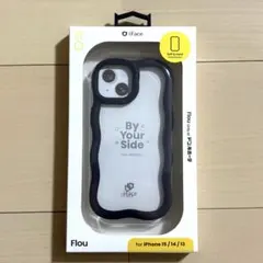 iFace Flou iPhone 15/14/13 ブラック