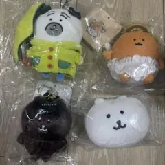 2種セット くま パグ ナガノキャラクターズ 雨だねマスコット レイン