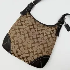 COACH ショルダーバッグ 11193 シグネチャー レザー ブラウンのサムネイル