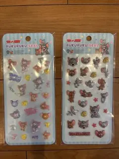 トムとジェリー ぷくぷくシール 2枚セット
