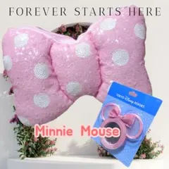 ディズニーリゾート ミニーマウス リボン ショルダー ピンク、ミラー