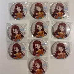 アイカツ Flower 紫吹蘭 缶バッジ　10点　フラワー　アニメイト